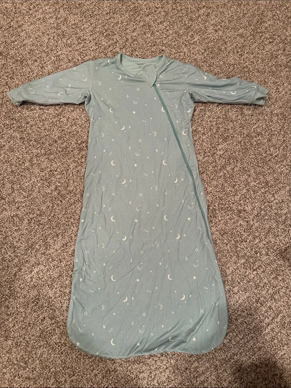 Quince Sage Moon & Star Sleep Sack in Green
